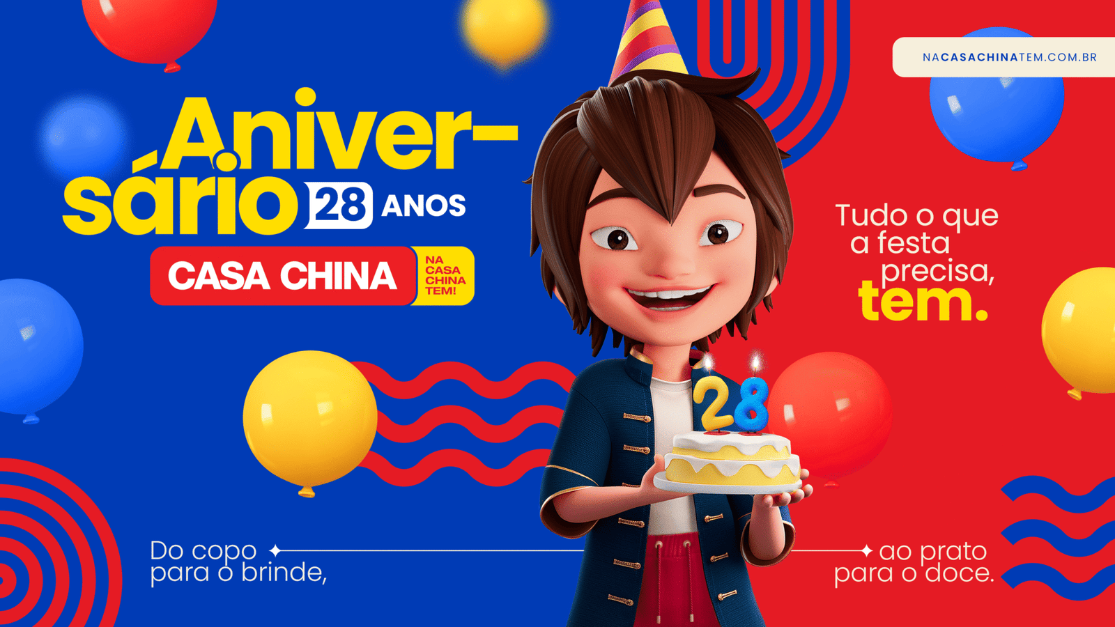 Casa China comemora 28 anos de história e você faz parte disso!