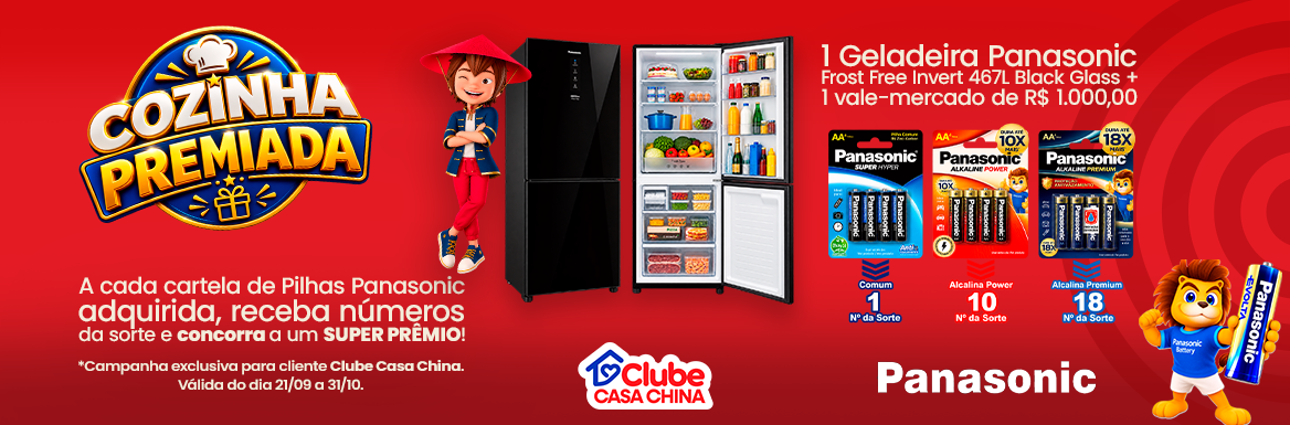 Cozinha Premiada Panasonic | Concorra a uma geladeira e vale-mercado de R$ 1.000